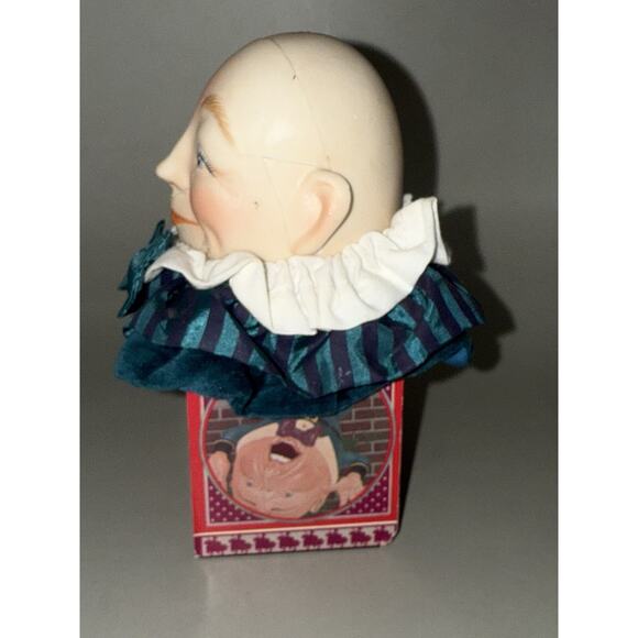 RARE Miniature Enesco Humpty Dumpty In-A-box Kitschy Vintage Read! - Picture 2 of 12